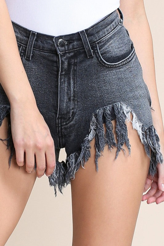 Raw Denim Shorts