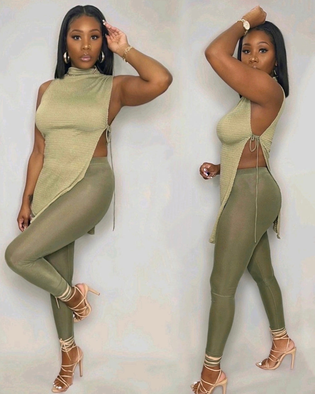 Sexy Side Piece (Olive)