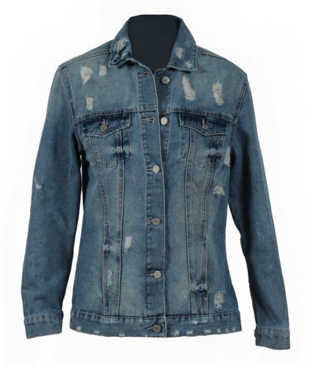 Denim Patch Jacket