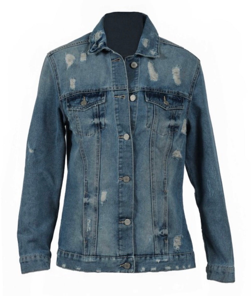Denim Patch Jacket