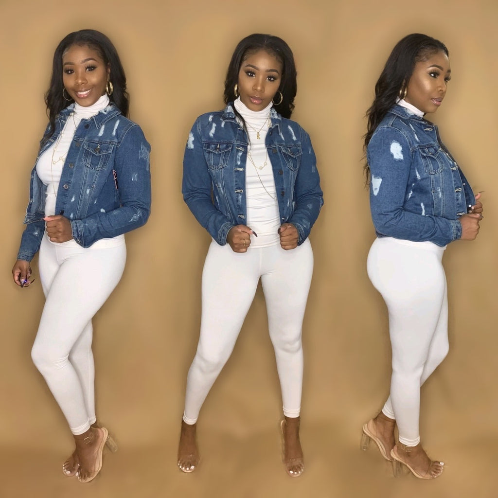 Denim Patch Jacket