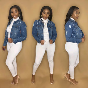 Denim Patch Jacket