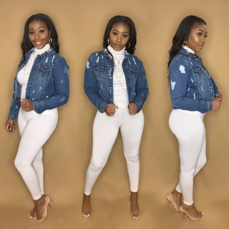 Denim Patch Jacket