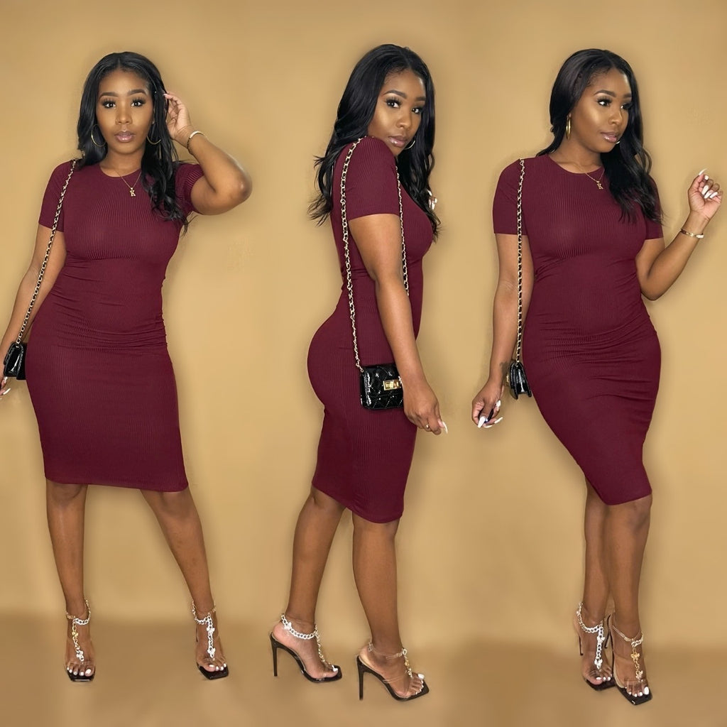 Short & Sweet (Burgundy)
