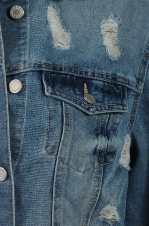Denim Patch Jacket