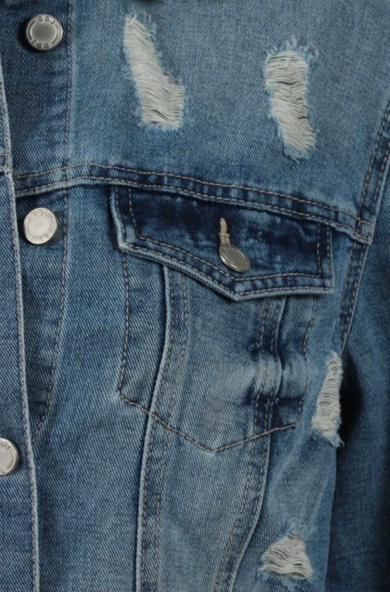 Denim Patch Jacket