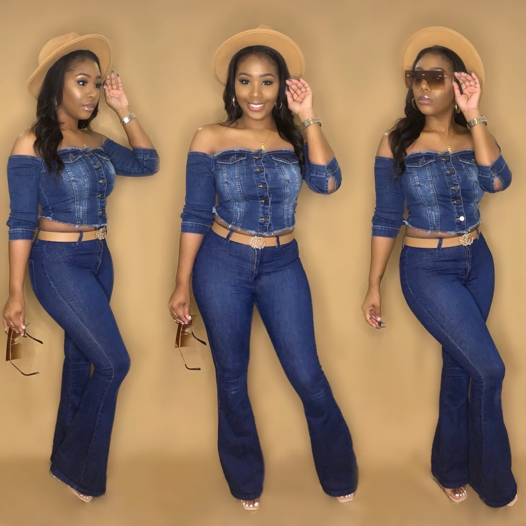 Denim Off Shoulder