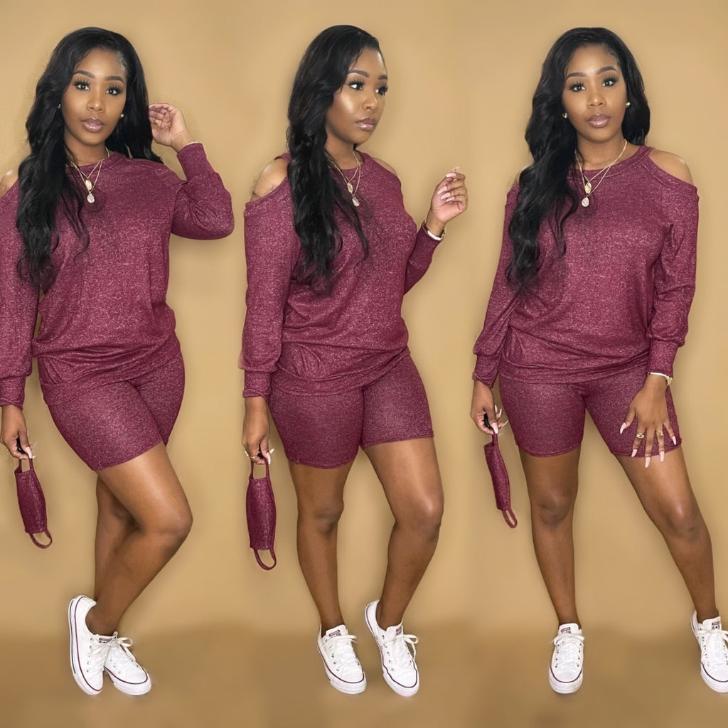 Biker Babe (Burgundy)