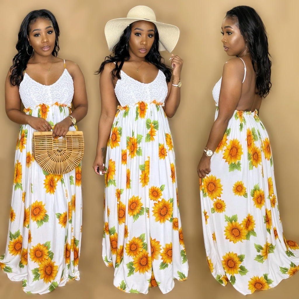 SunFlower Vibes (White)